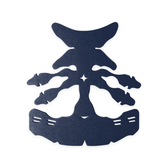 Flat cap web shaper in navy blue, Shapers Image foam cap shaper