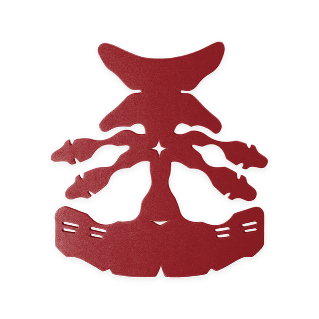 Flat cap web shaper in red, Shapers Image foam cap shaper