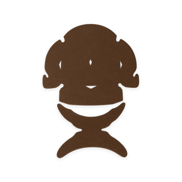 Flat CapPro dome and visor shaper in brown, Shapers Image foam cap shaper