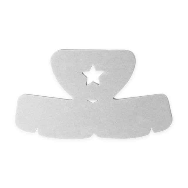 MilitaryPro half cap insert in gray, Shapers Image foam cap shaper
