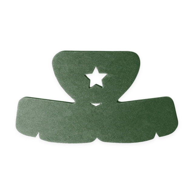 MilitaryPro half cap insert in green, Shapers Image foam cap shaper