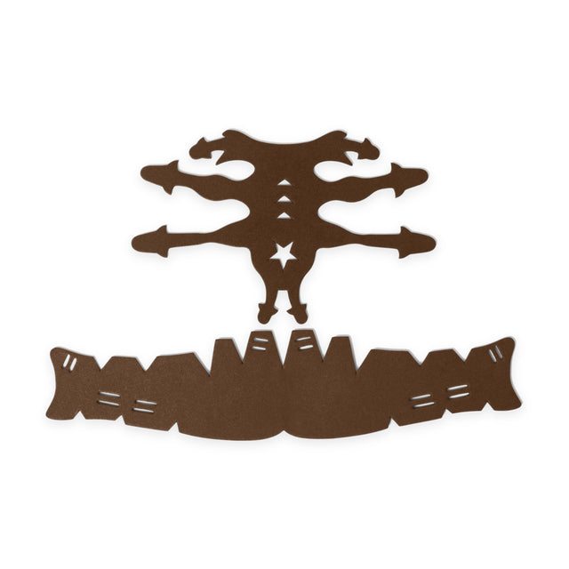 Web Shaper for baseball caps in brown, Shapers Image foam cap shaper
