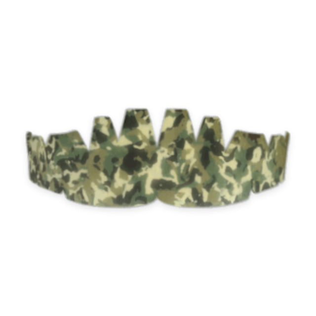 Wraparound crown insert for high-crown caps in camouflage, Shapers Image foam cap shaper