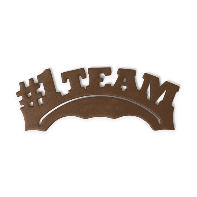 #1 Team visor insert in brown, Shapers Image foam cap shaper
