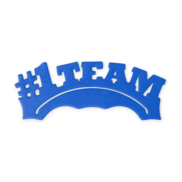 #1 Team visor insert in royal blue, Shapers Image foam cap shaper